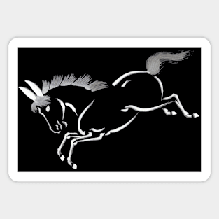 Chinese Bucking Mule Sticker